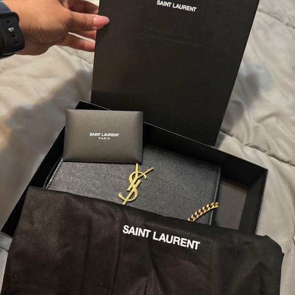 YSL BLACK KATE TASSEL BAG - Picture 5 of 12